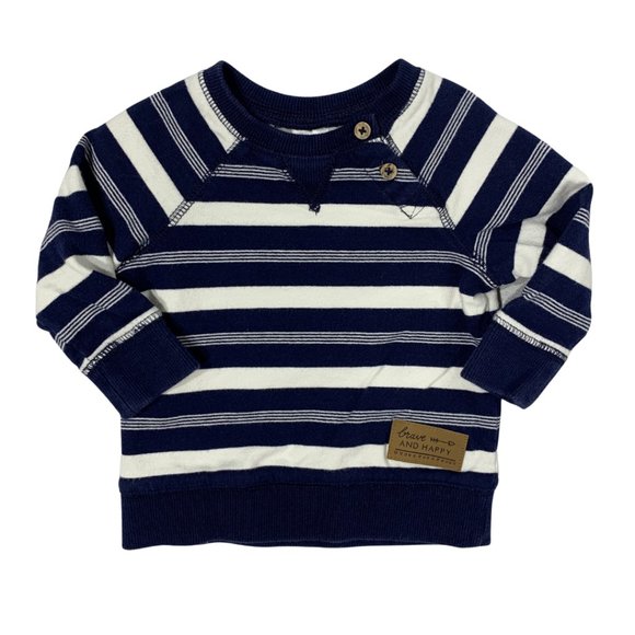 h&m striped pullover